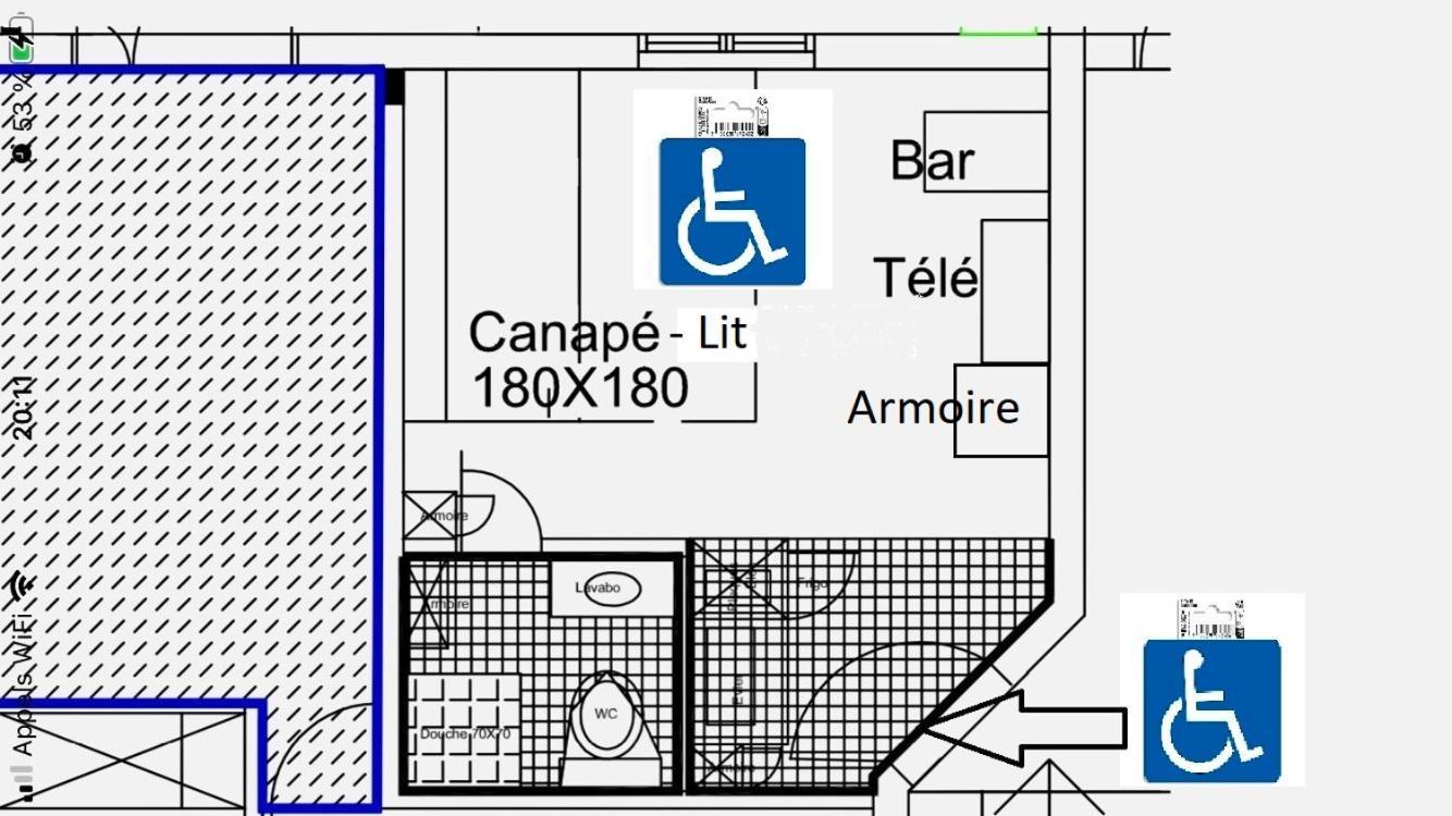 Studio "Maryline" Sejours Parisiens Abordables - Rez De Chaussee Sur Beau Patio Ombrage- Accessible Handcaps - Grand Canape-Lit Clic Clac 2 Places - Cuisine Equipee - Salle De Bains - 5 Minutes Du Metro Brochant Ligne 13,Bus 74 Et 31 Exterior foto